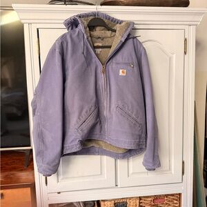 Carhartt Woman’s Sandstone Sierra washed light purple sz XL